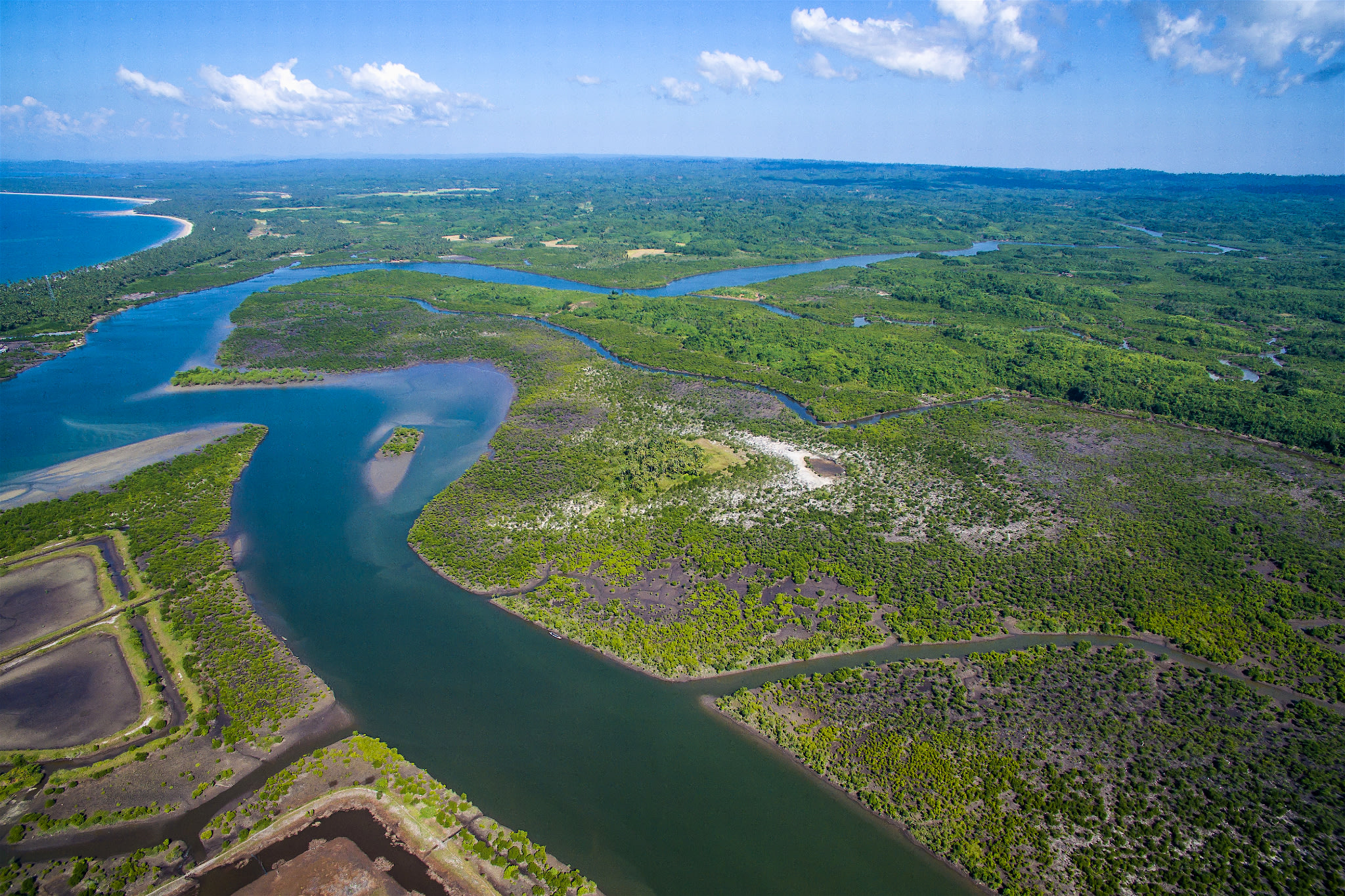 Climate Park Drone Shot