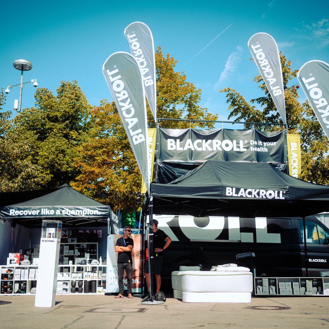 BLACKROLL Booth at the European Championships