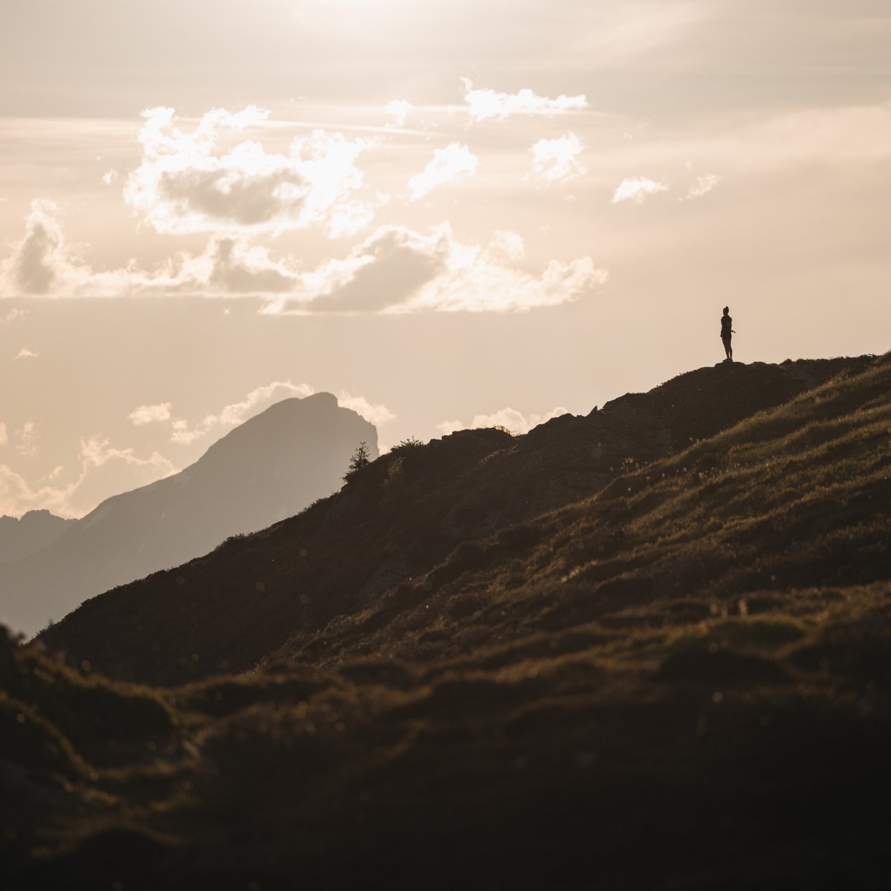Kimi Schreiber in the mountains