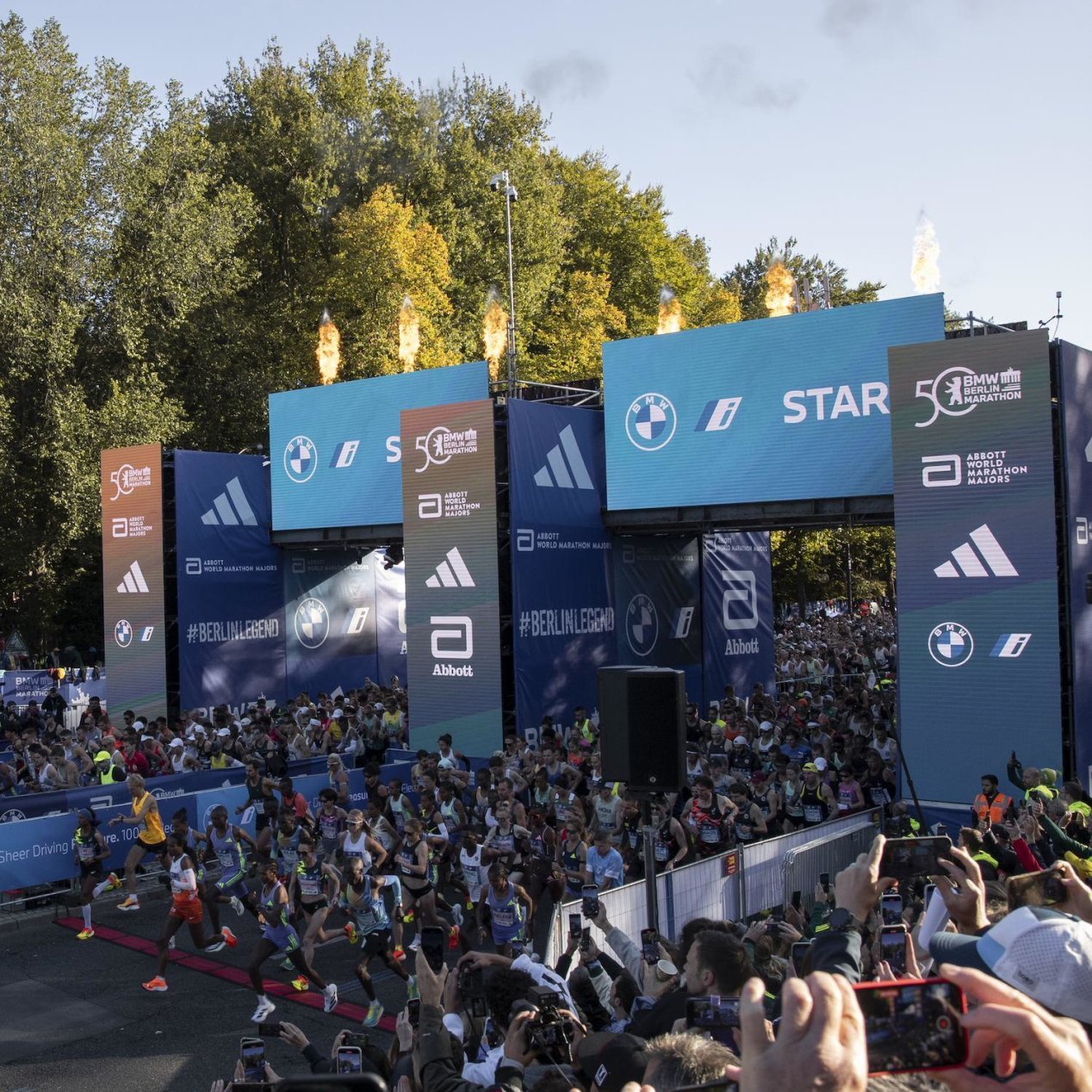 Départ du marathon de Berlin
