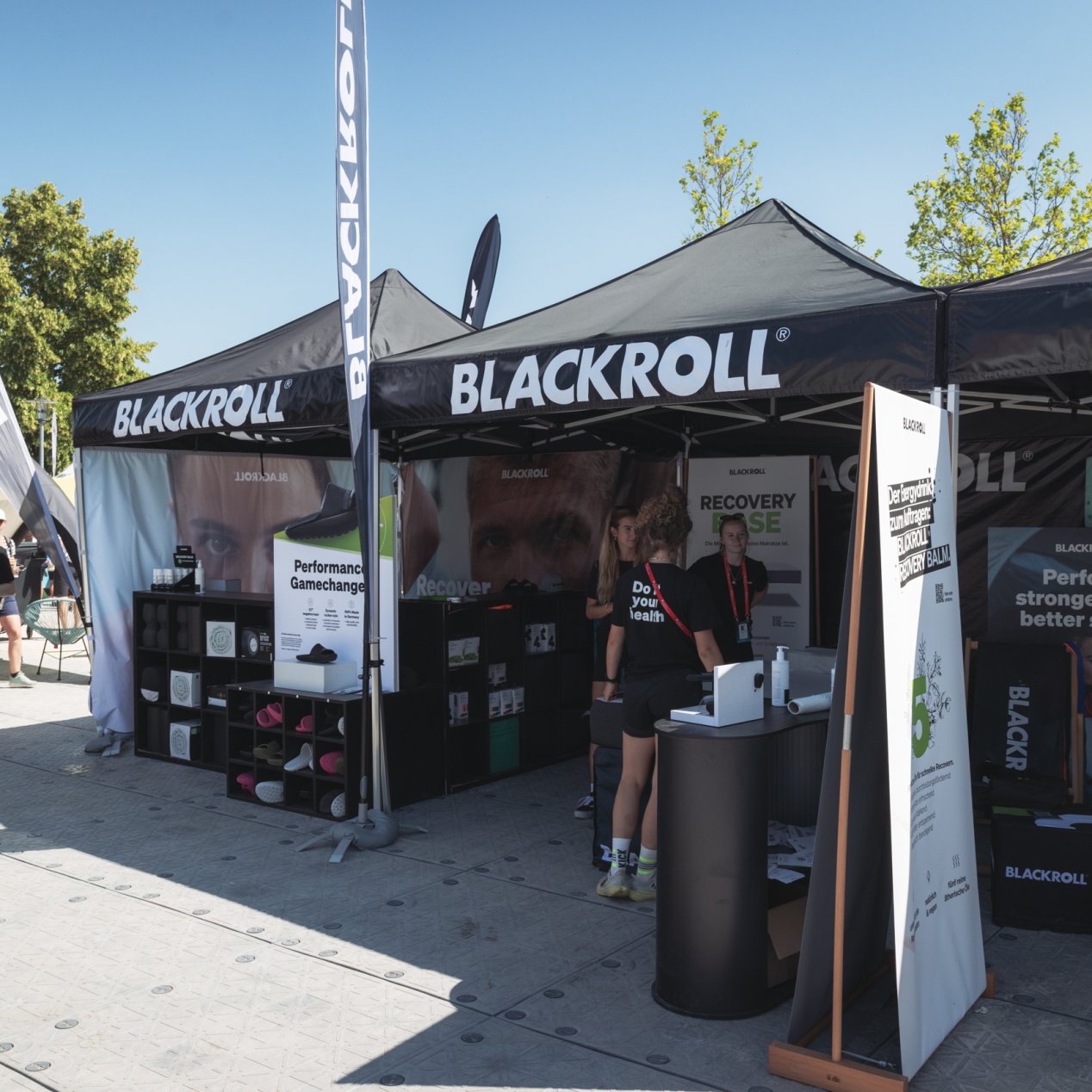 BLACKROLL Expo Booth at Challenge Roth