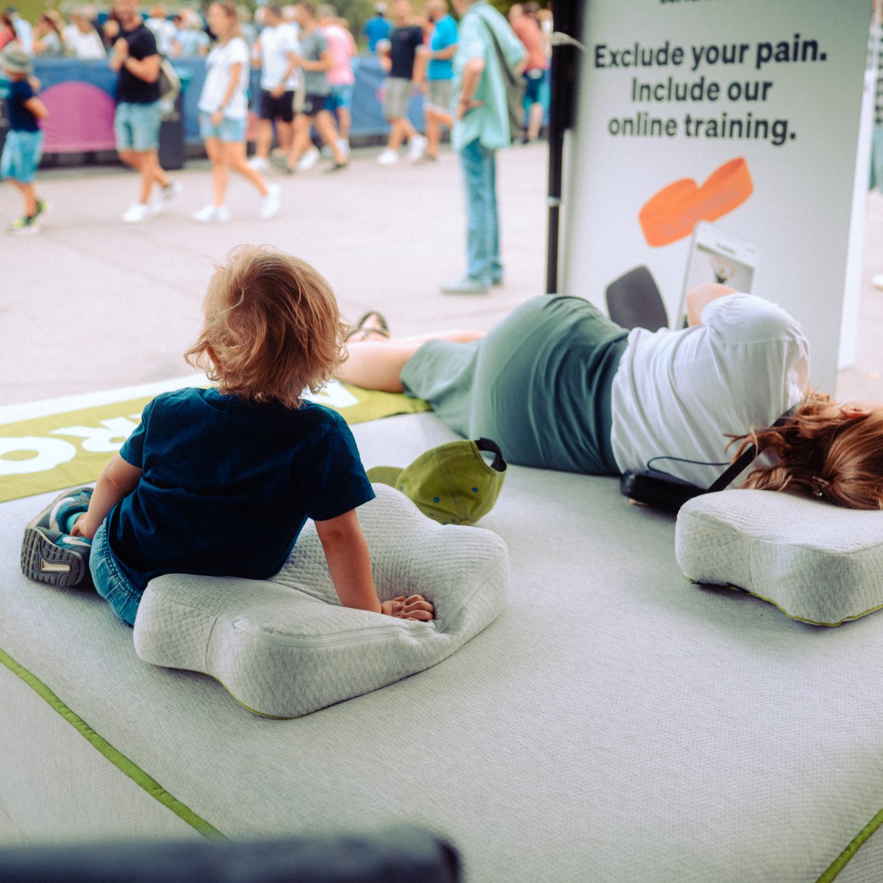 The RECOVERY PILLOW is being thoroughly tested