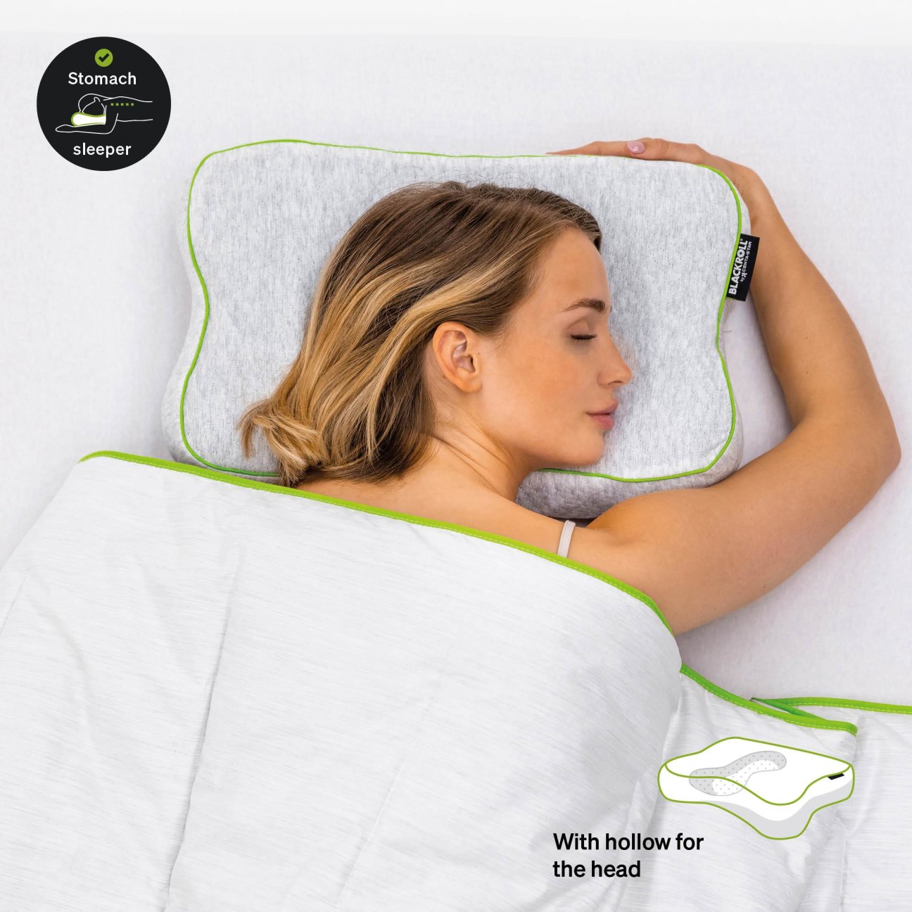 Schlafposition Pillow Bauchschlaefer EN