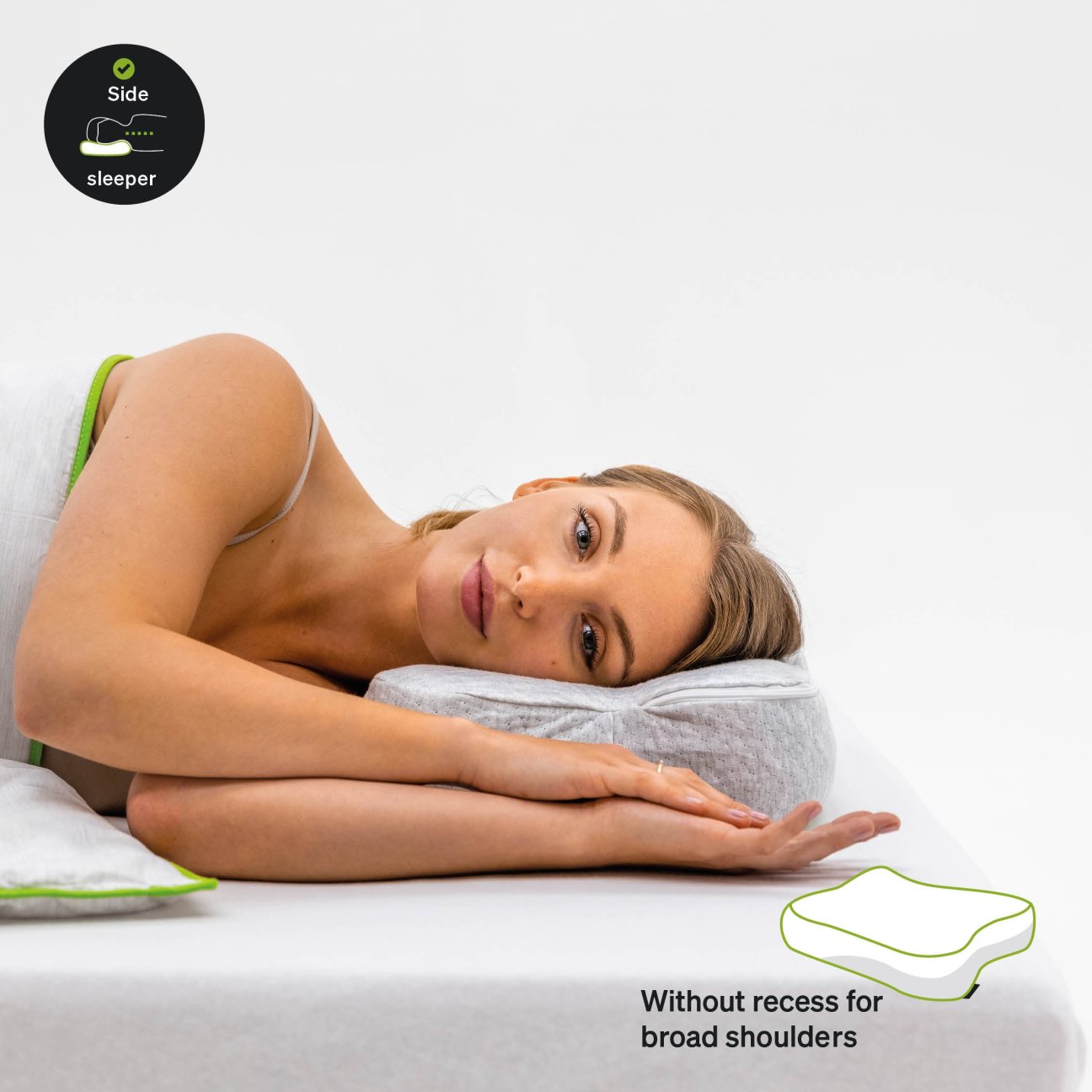 Schlafposition Pillow Seitenschlaefer breite Schultern EN