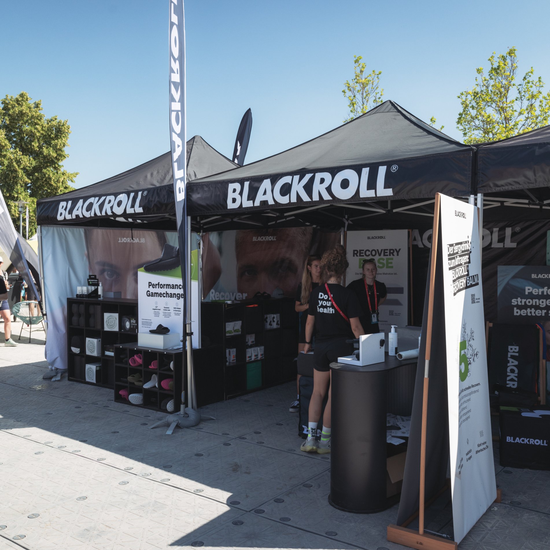 BLACKROLL Expo Booth at Challenge Roth