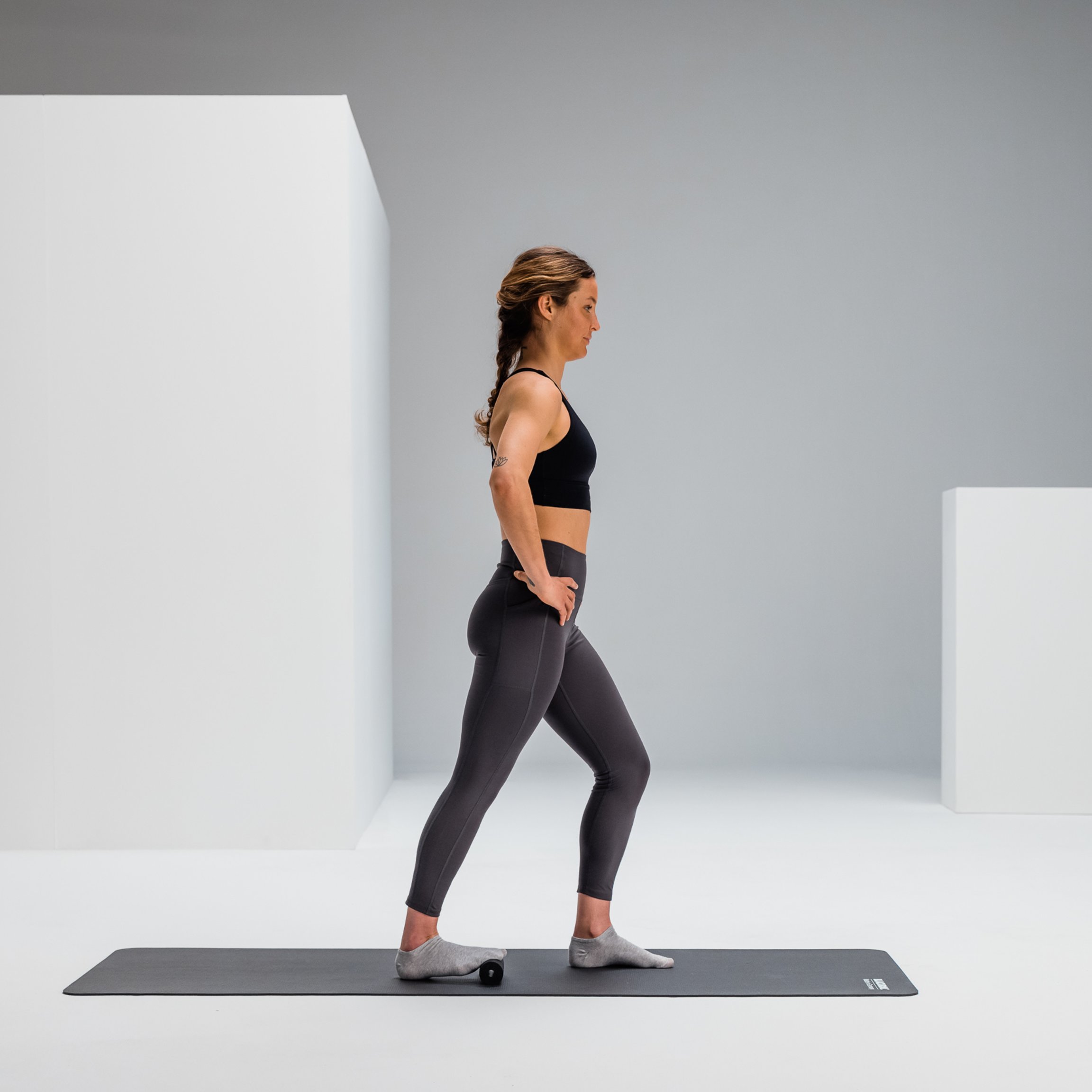 Calf Stretch with a Foam Roller