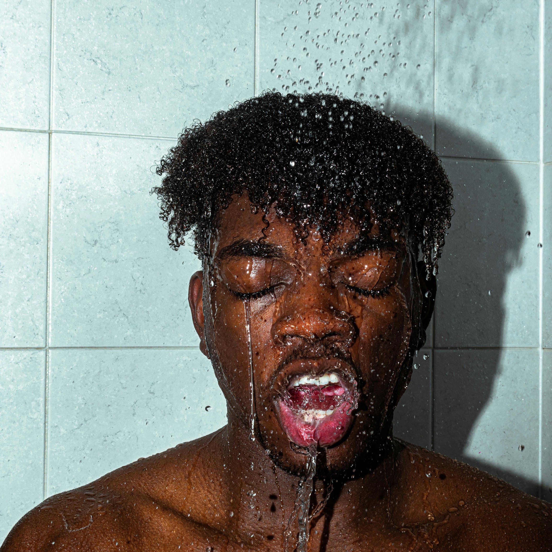 Showering before bed