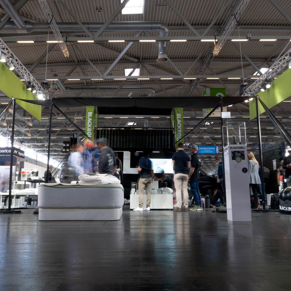 Blackroll an der fibo