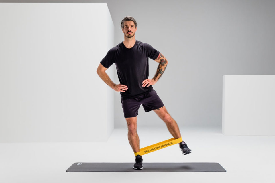 Fitnessband Fuß Übung