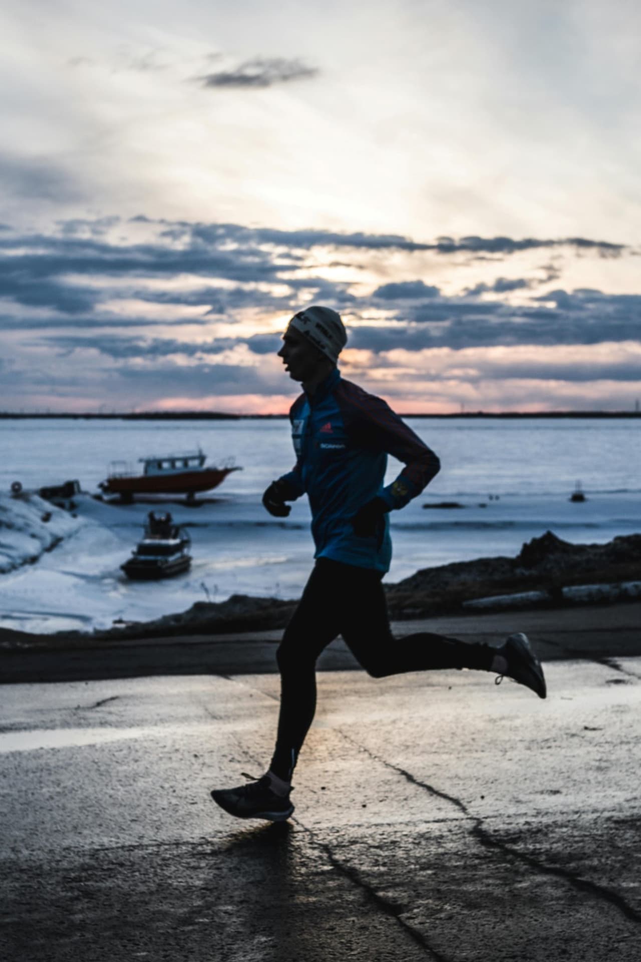 Joggen im Winter