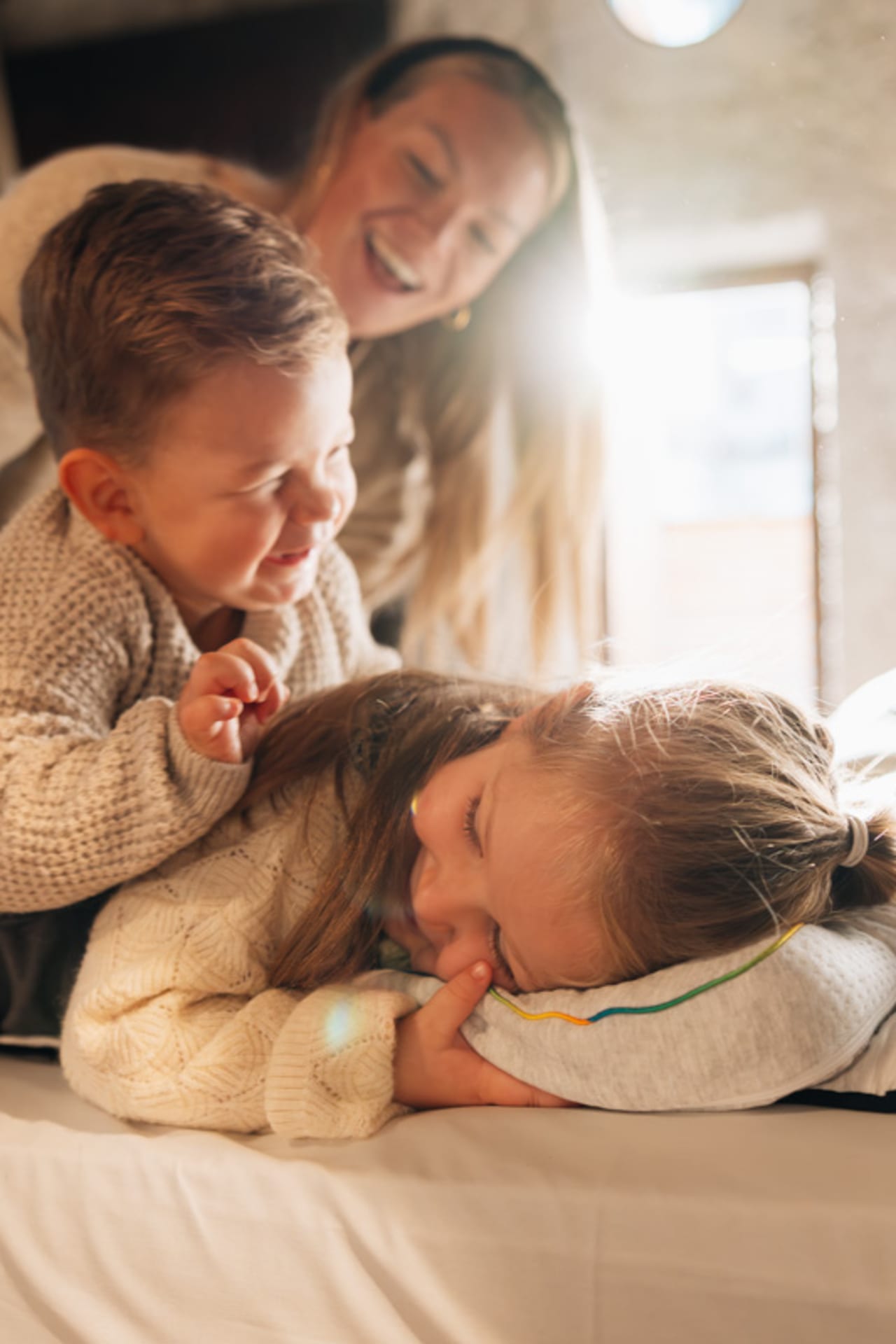 Sleep shooting new pillows