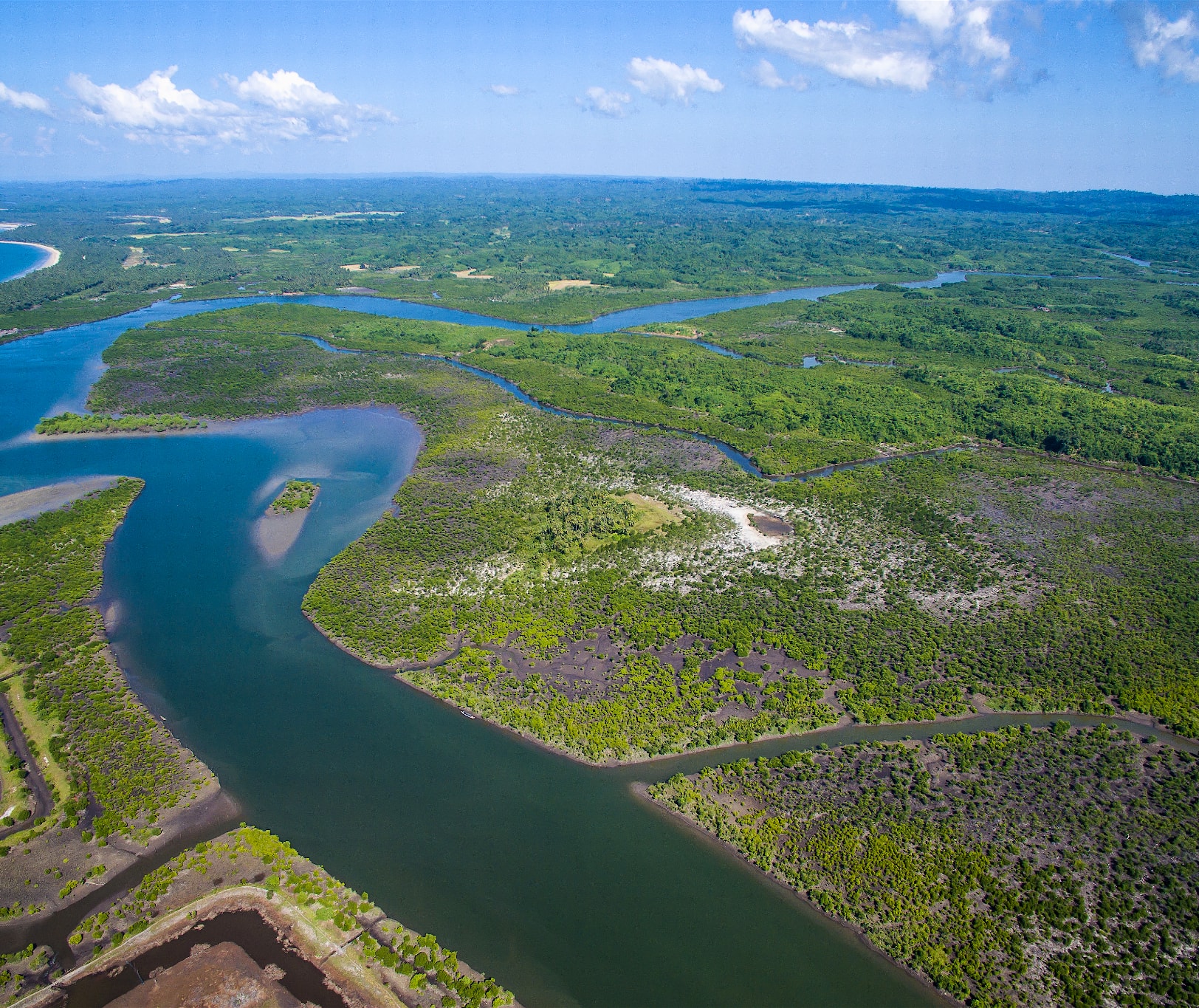 Climate Park Drone Shot