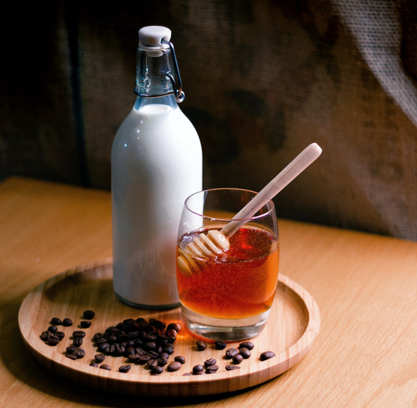 milch mit honig