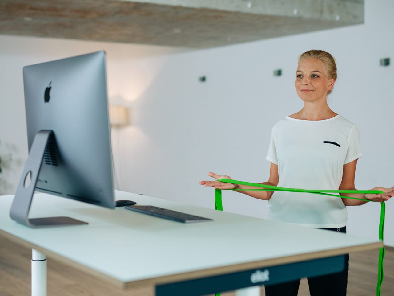 Aktivierung der Muskulatur im Office