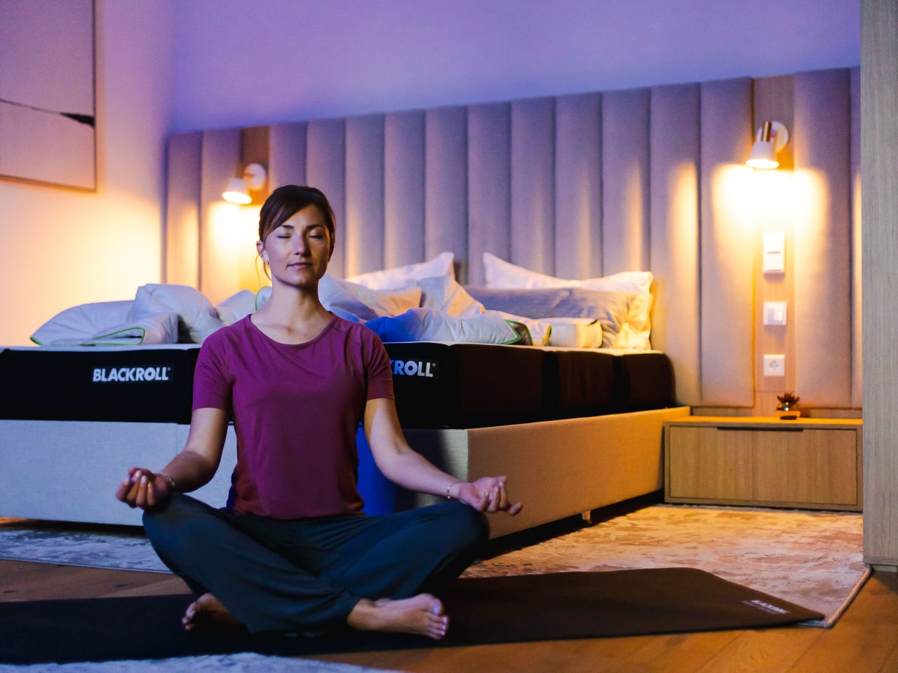 Entspannende abendroutine