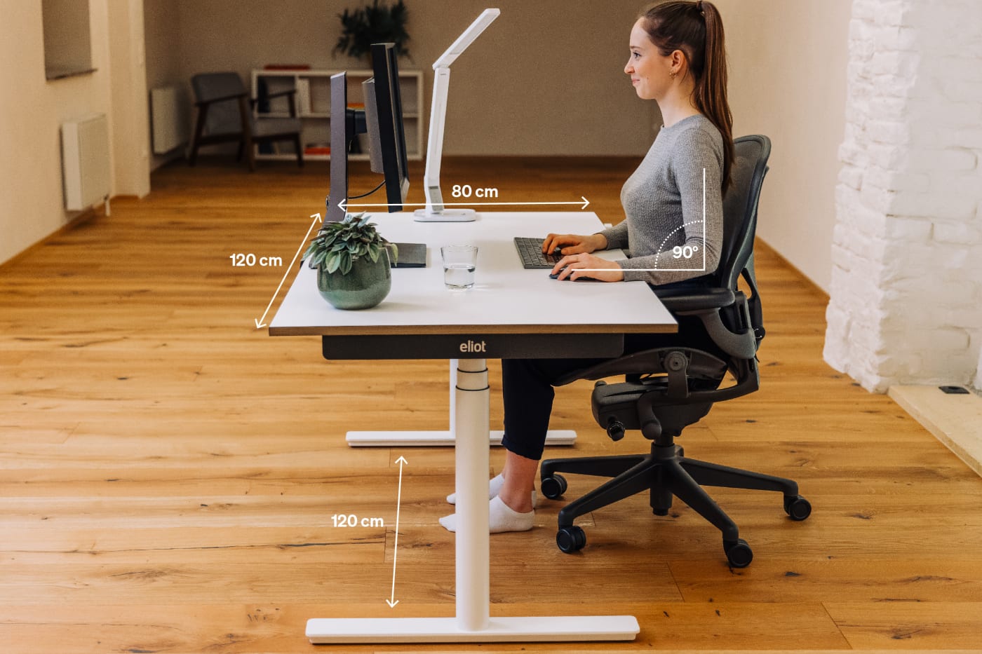 Der ergonomische Schreibtisch