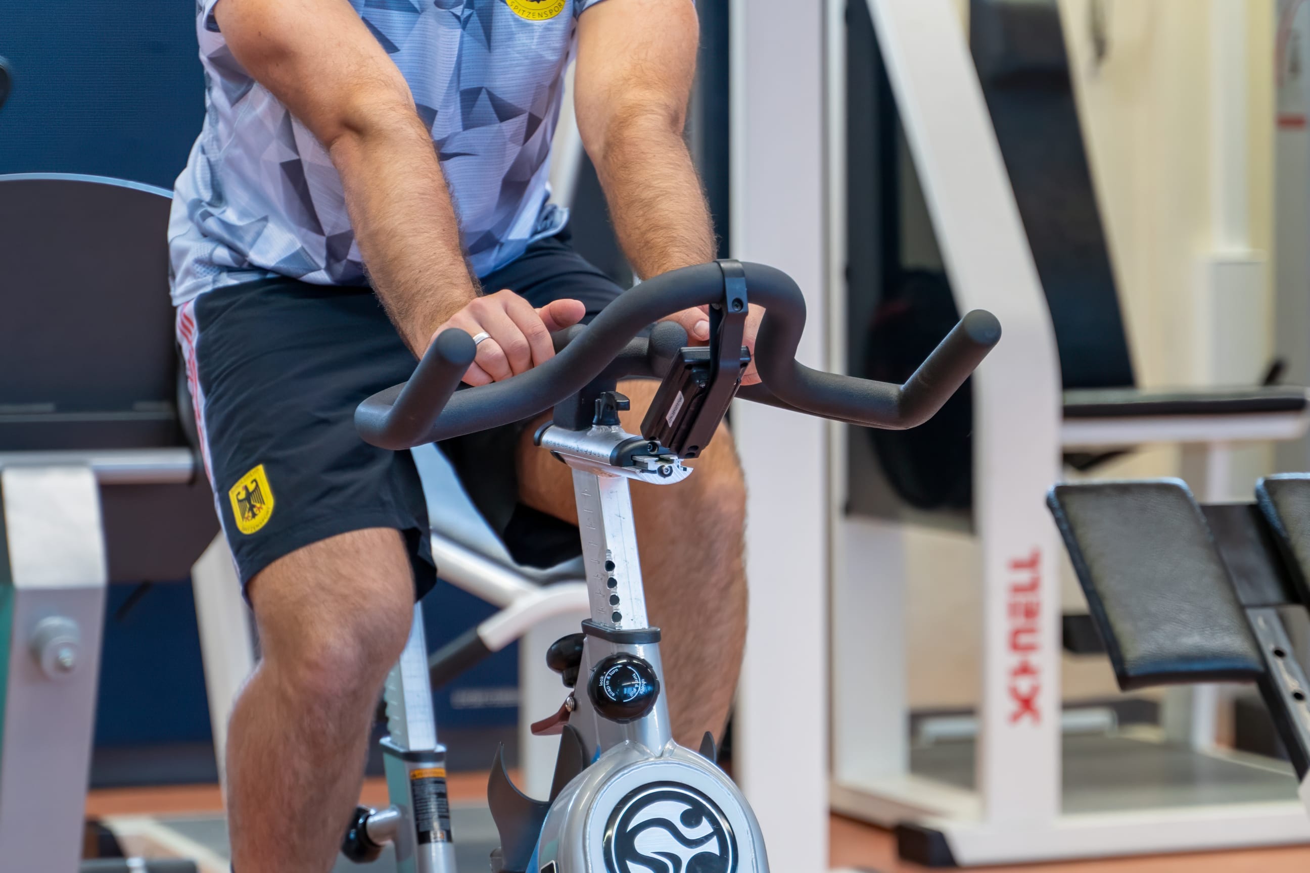 Martin Norl Regeneration auf Spinning Bike