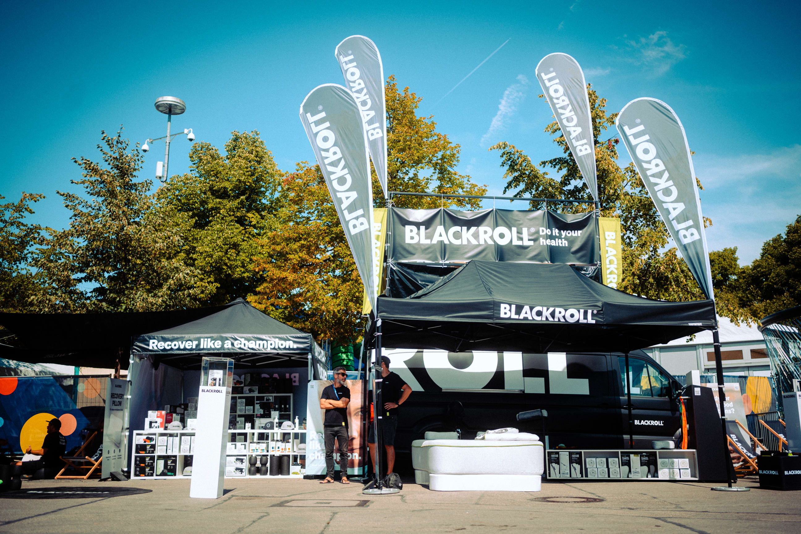 BLACKROLL Stand an den European Championships