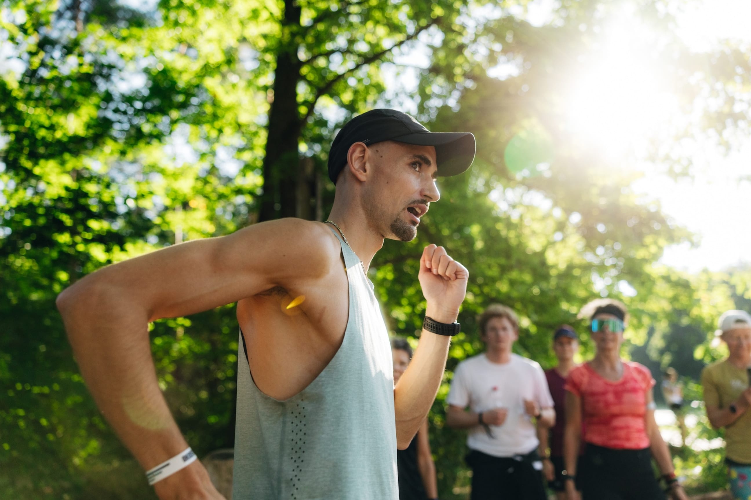 BLACKROLL Community Run with Hendrik Pfeiffer and Leni Runner