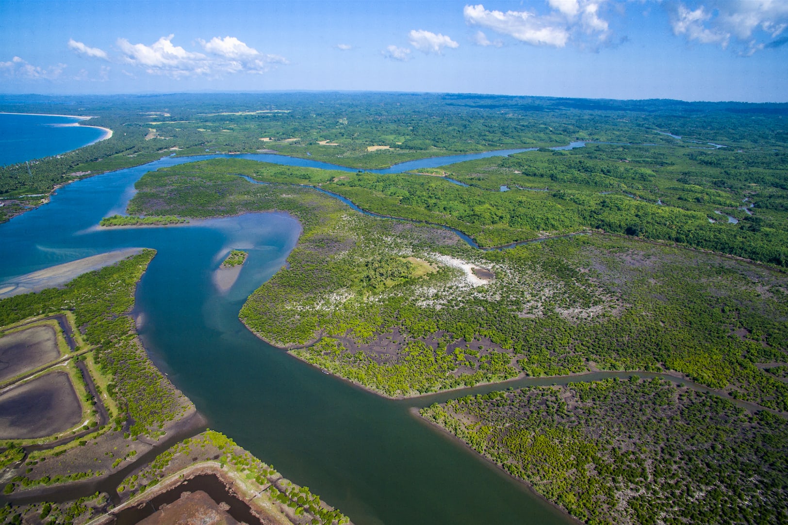 Climate Park Drone Shot