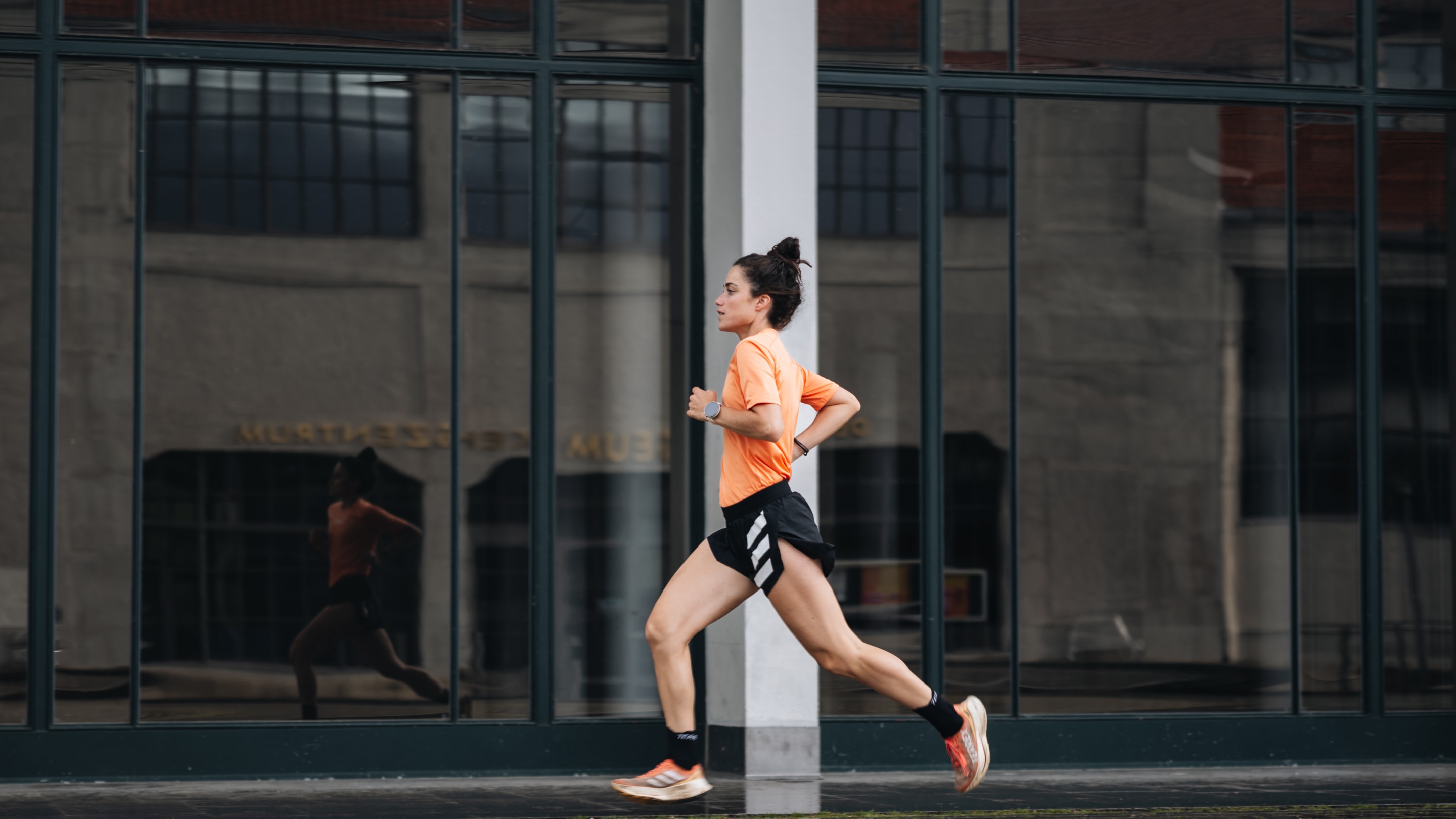 Running Marathon Stadt