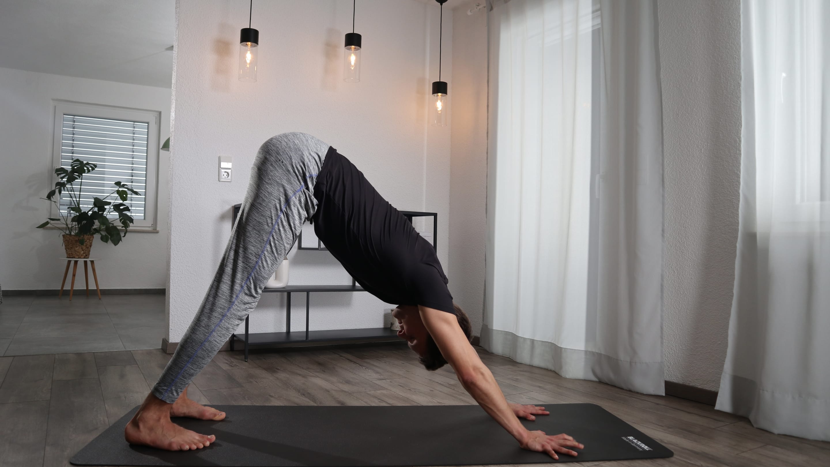 Yoga asanas herabschauender hund