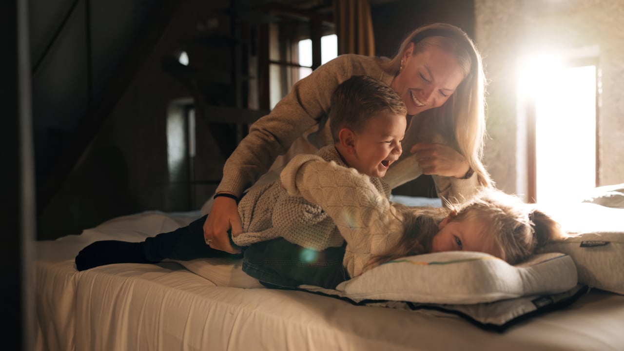 World Sleep Day Family Header general Badge