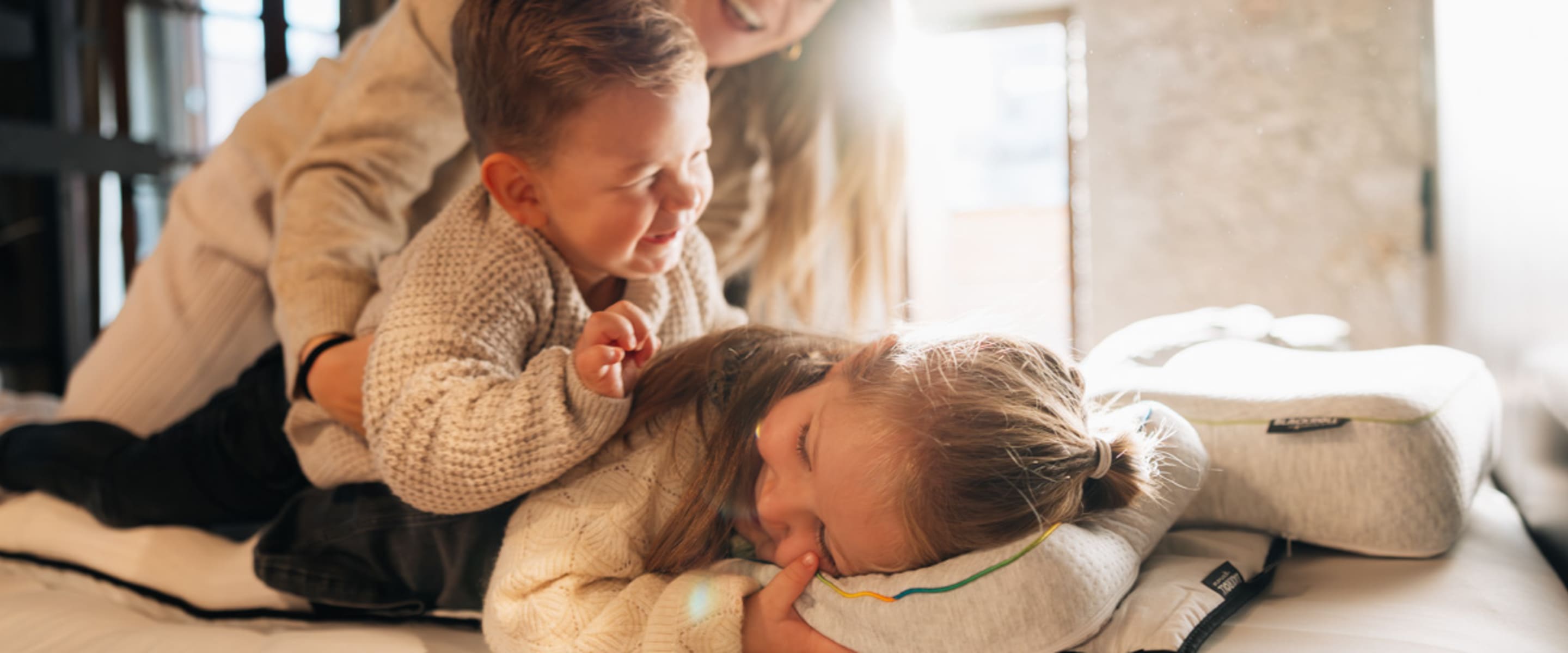 Die neuen RECOVERY PILLOWS: Vom Kinderzimmer bis ins Schlafzimmer - Schlaf, der verbindet