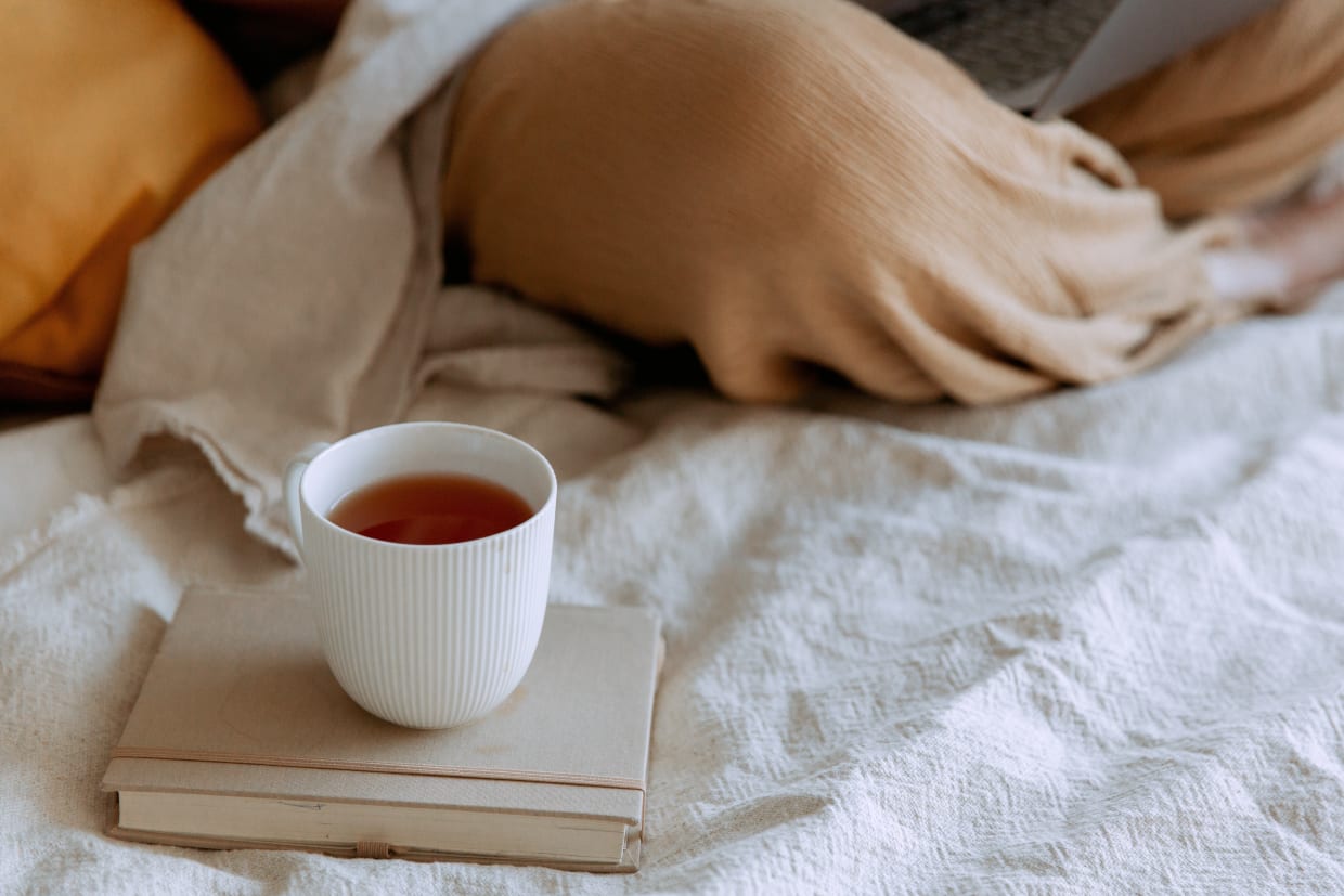 Tee im Bett
