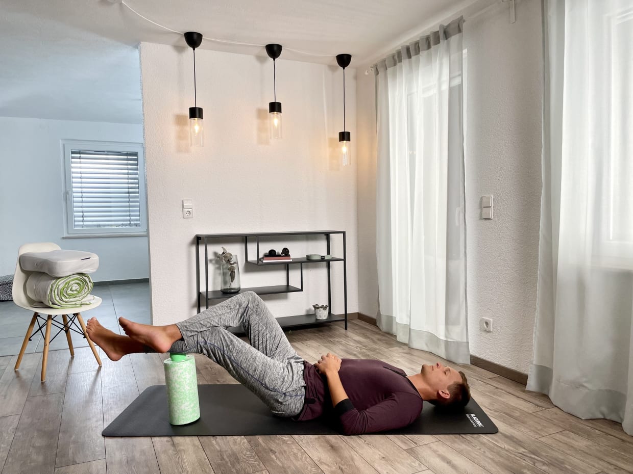 Blackroll abendroutine muede werden besser schlafen