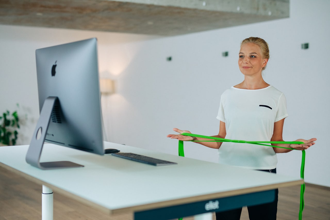 Aktivierung der Muskulatur im Office