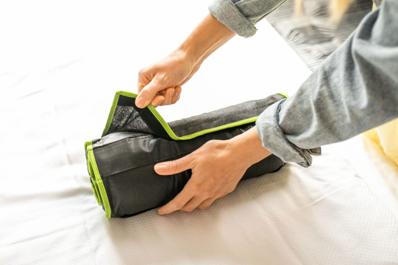 Reisekopfkissen zum einrollen