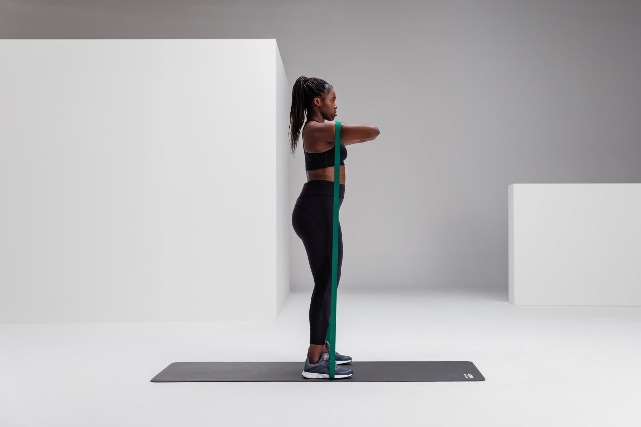 Front squat strengthening blackroll super band web 1 2 Y2 A5856