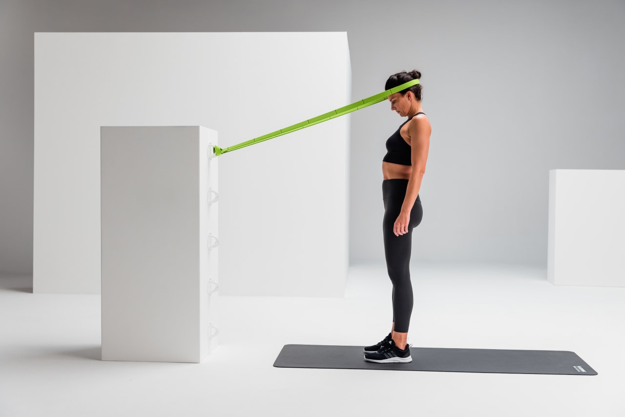 Neck stretch recovery blackroll multi band web 2 Y2 A3013