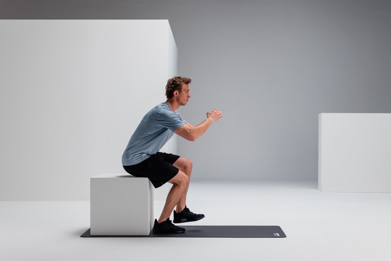 Single leg squat strengthening web 1 2 Y2 A0517