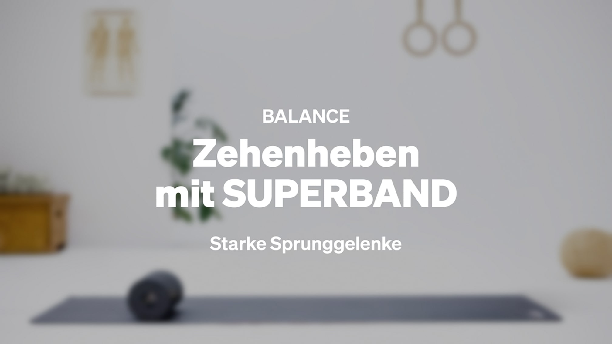 Zehenheben mit SUPERBAND
