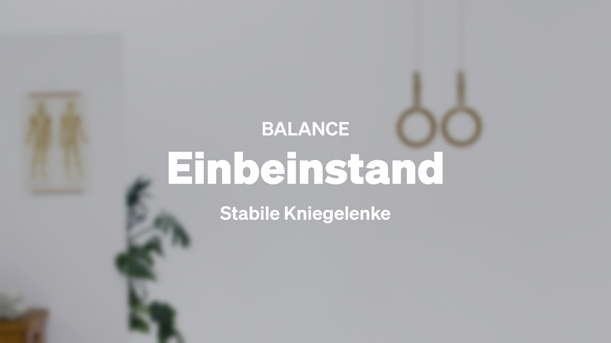 Einbeinstand