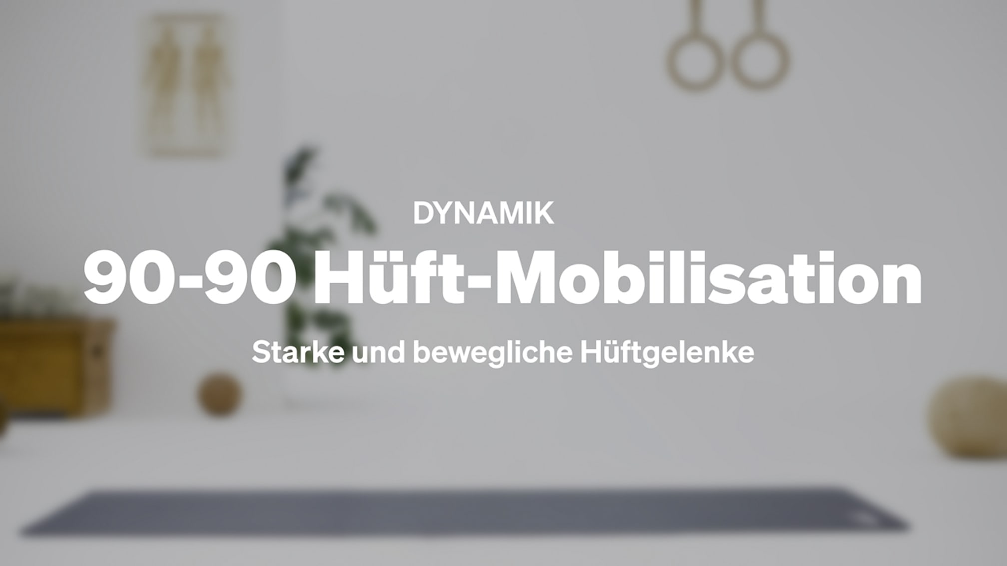 90-90 Hueft-Mobilisation