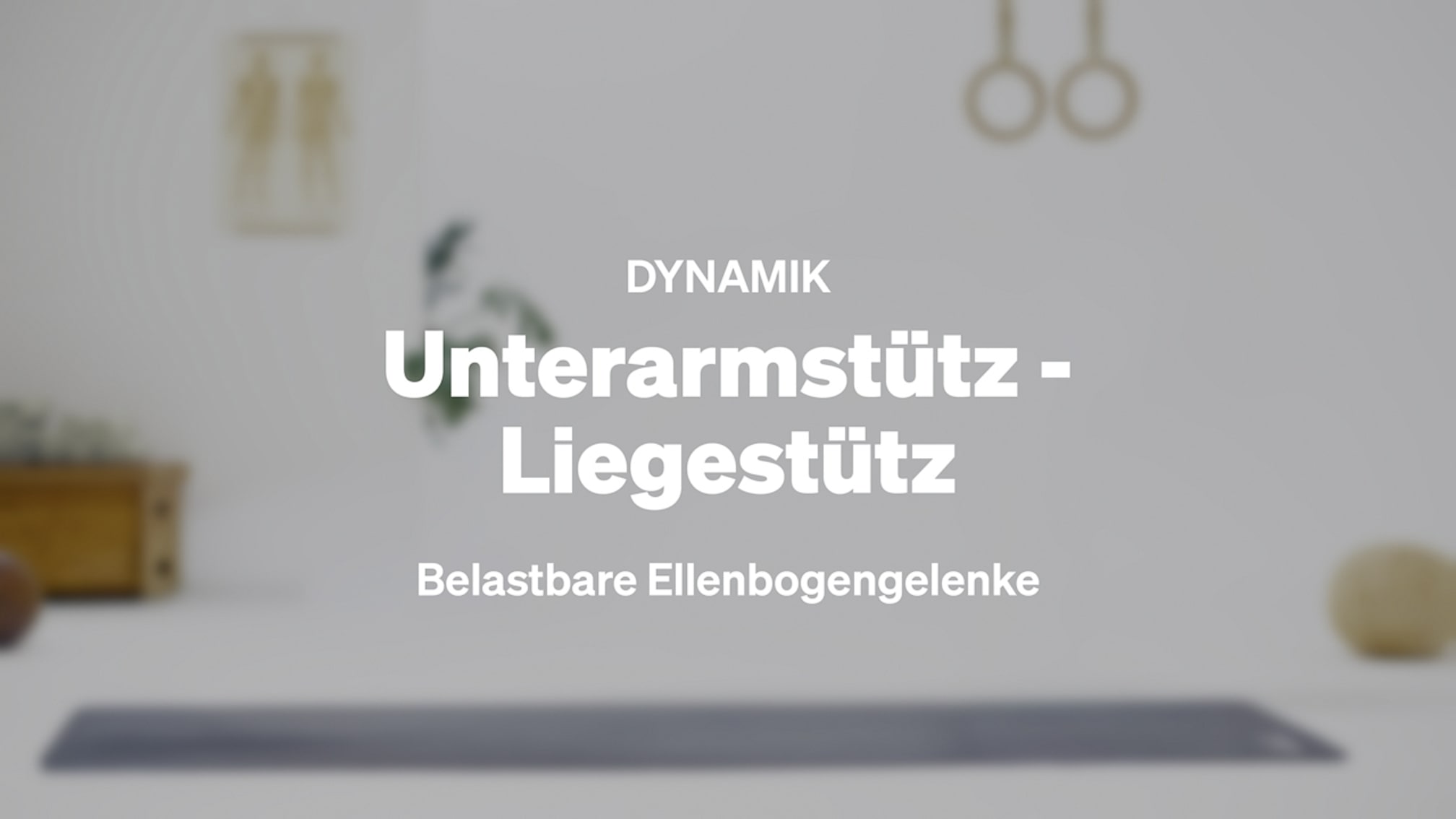 Unterarmstuetz - Liegestuetz