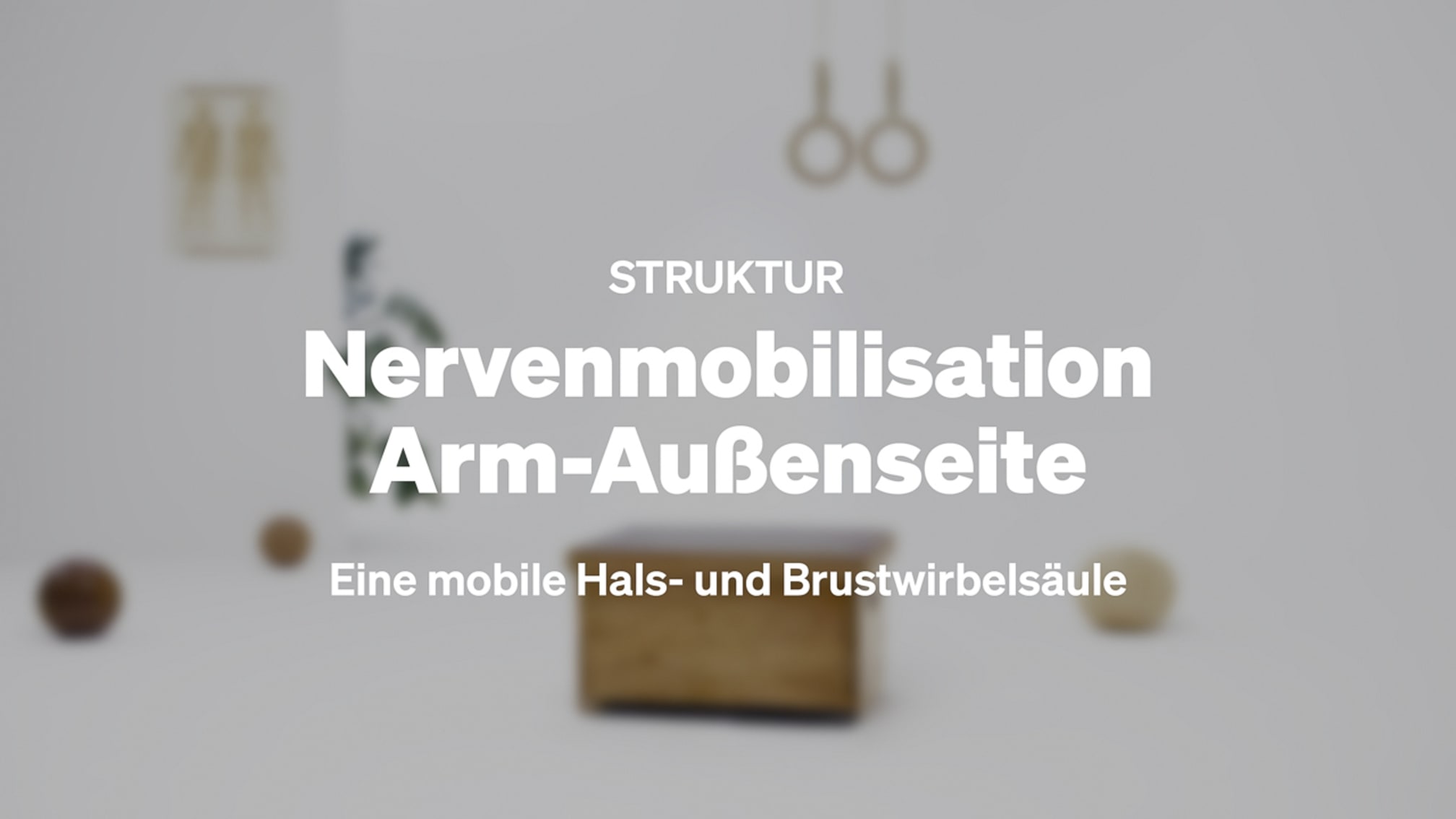 Nervenmobilisation Arm-Außenseite