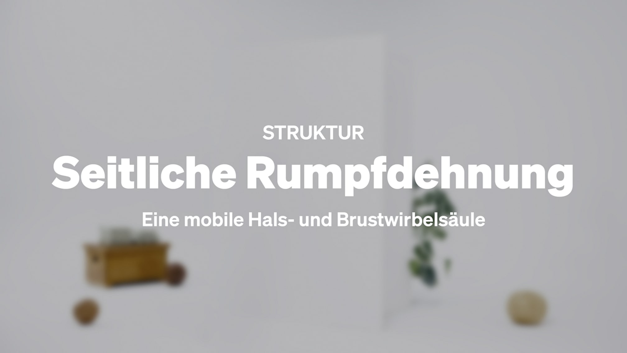 Seitliche Rumpfdehnung
