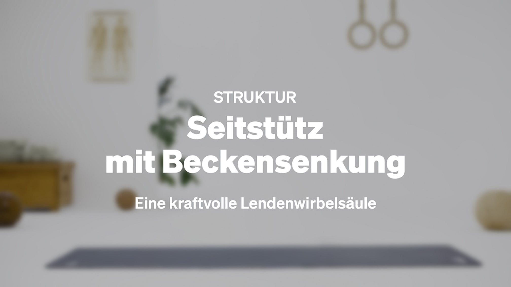 Seitstuetz mit Beckensenkung