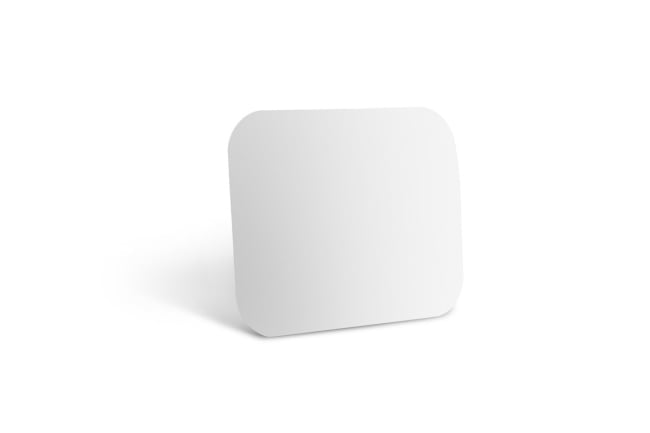 Thermo Pad adhesive foil on white background