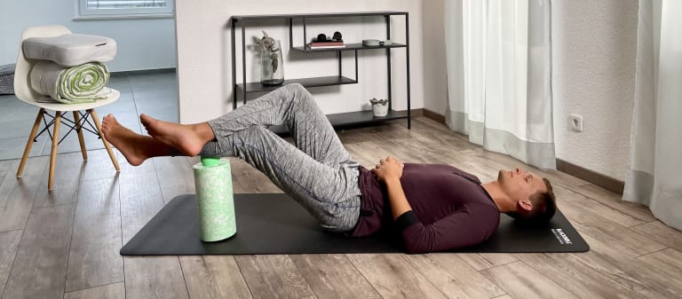 Blackroll abendroutine muede werden besser schlafen