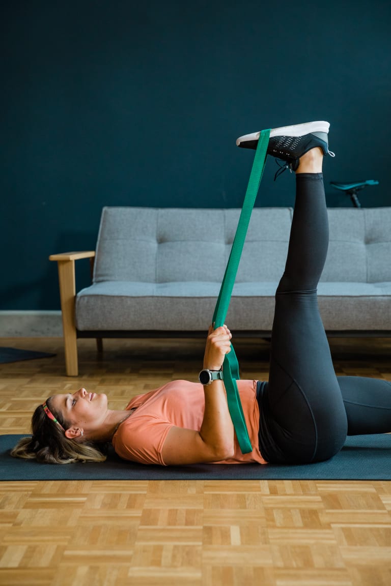 Schmerz Übungsroutine bei einer ISG Blockade