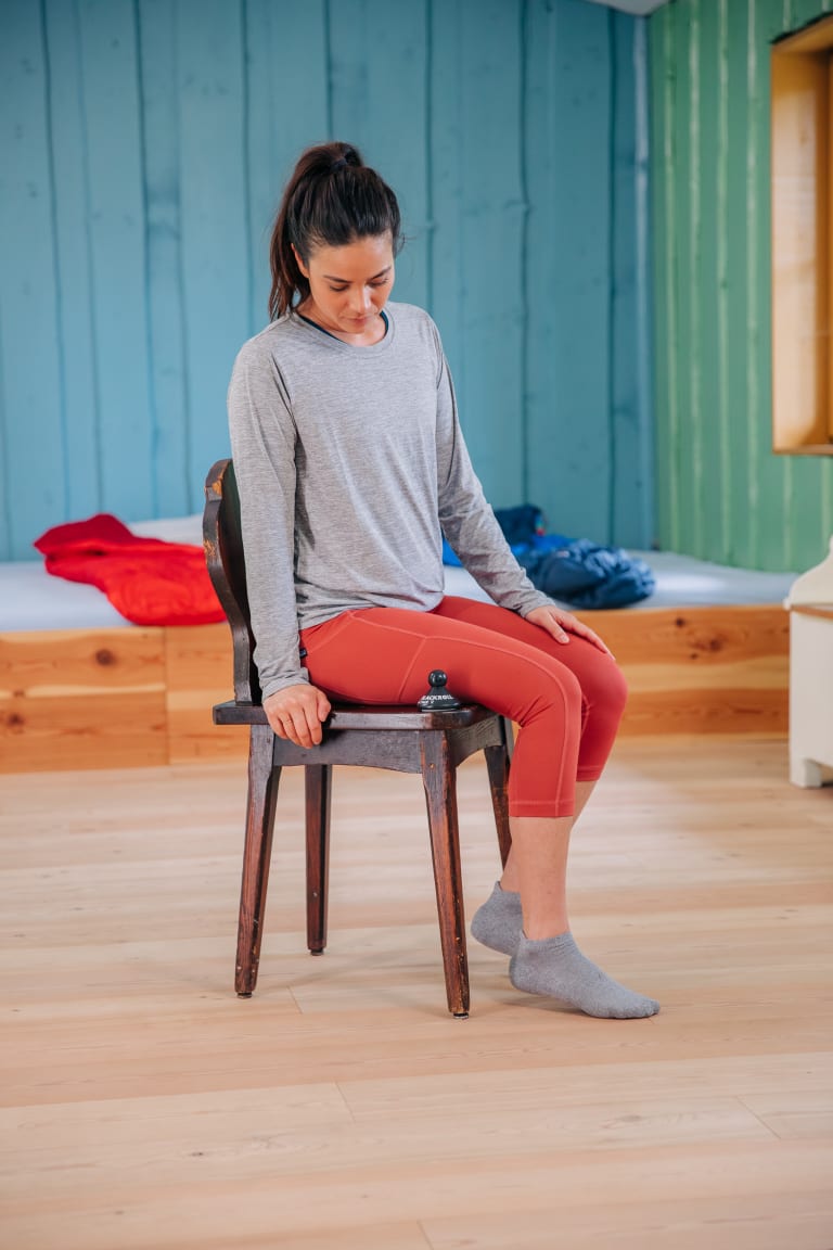 Routine d'exercice de la douleur pour la douleur au genou après la randonnée