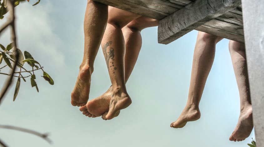 Titelbild schwere Beine