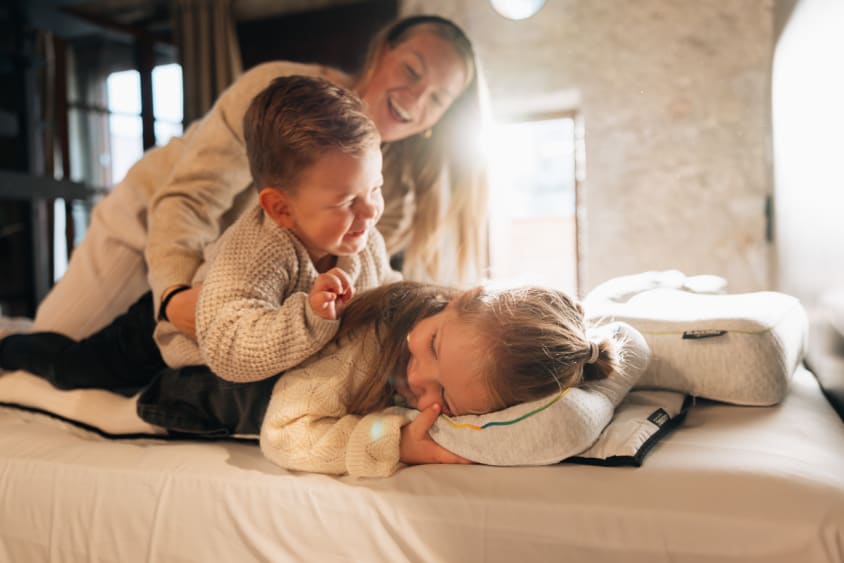 Sleep shooting new pillows