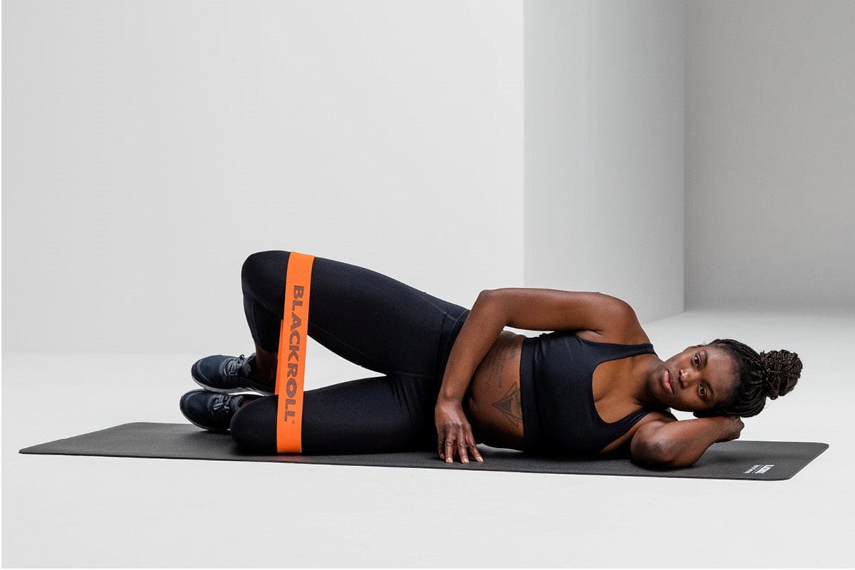 Fitnessband Oberschenkel Übung