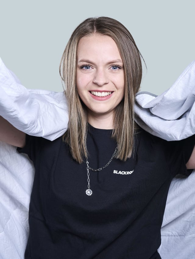 Paulina Scheuerer mit Produkt